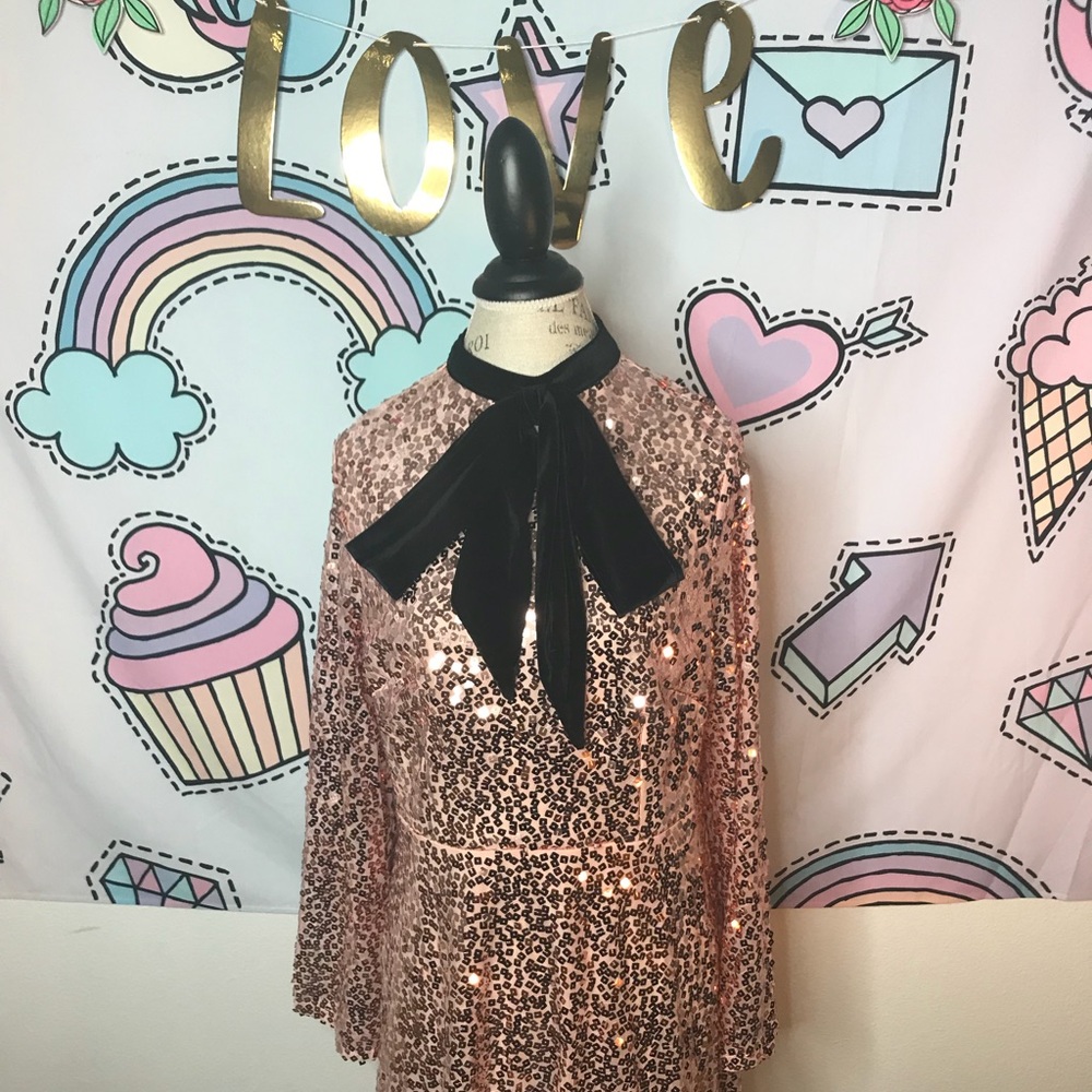 No Longer for Sale! Rose Gold Sequin Dress⭐️